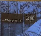 Cynthia Rowley Women’s Blue Black Floral Twill Chino Shorts Size 6 Stretch — photo 6