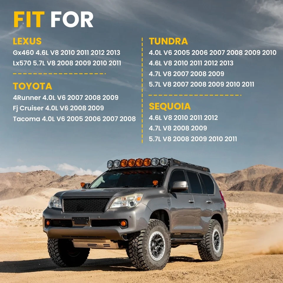 Ups+下游氧气O2传感器原始设备制造商适用于丰田红杉苔原雷克萨斯塔科马4-20X — 第 4/4 张图片