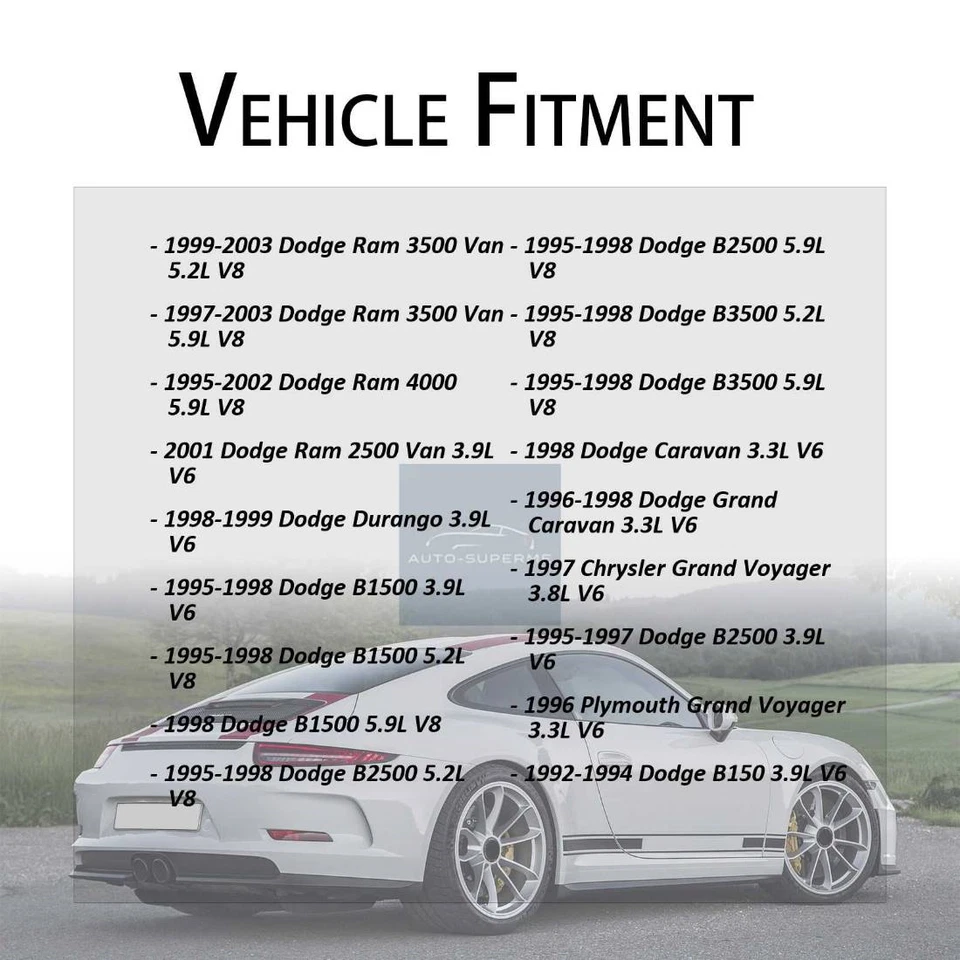 Transmisor/sensor de temperatura del refrigerante del motor para Dodge B2500 1995-1997 Foto 4 de 4