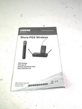 Shure PGX Wireless Manual Instructions Audio ...