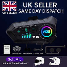 Bluetooth 5.3 HiFi Wireless Motorbike Call Headphone Motorcycle Helmet Headset