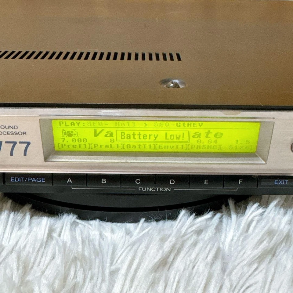 Procesador multiefectos SONY DPS-V77 con cable de alimentación probado Japón Foto 2 de 4