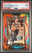 2024 PANINI SELECT TIE-DYE PRIZM #86 ZACCHARIE RISACHER 15/25 PSA 9