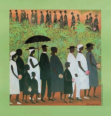 Funeral Procession by Ellis Wilson Art Print African American Poster 18.75x18