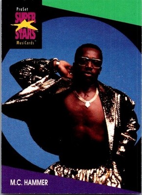 1991 Pro Set MusiCards Music Super Stars -  MC HAMMER