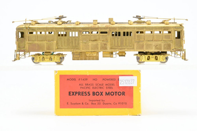 #ad #ad HO Brass Suydam PE Pacific Electric Express Box Motor $149.99