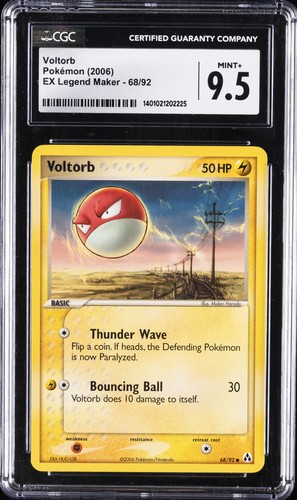Voltorb graded CGC 9.5 for sale on eBay