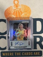 2025 Panini WNBA Prizm SARAH ASHLEE BARKER Rookie RC Silver Prizm Auto SS