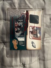 2002 Fleer Authentix Jersey Authentix Ripped Donovan McNabb #JA-DM