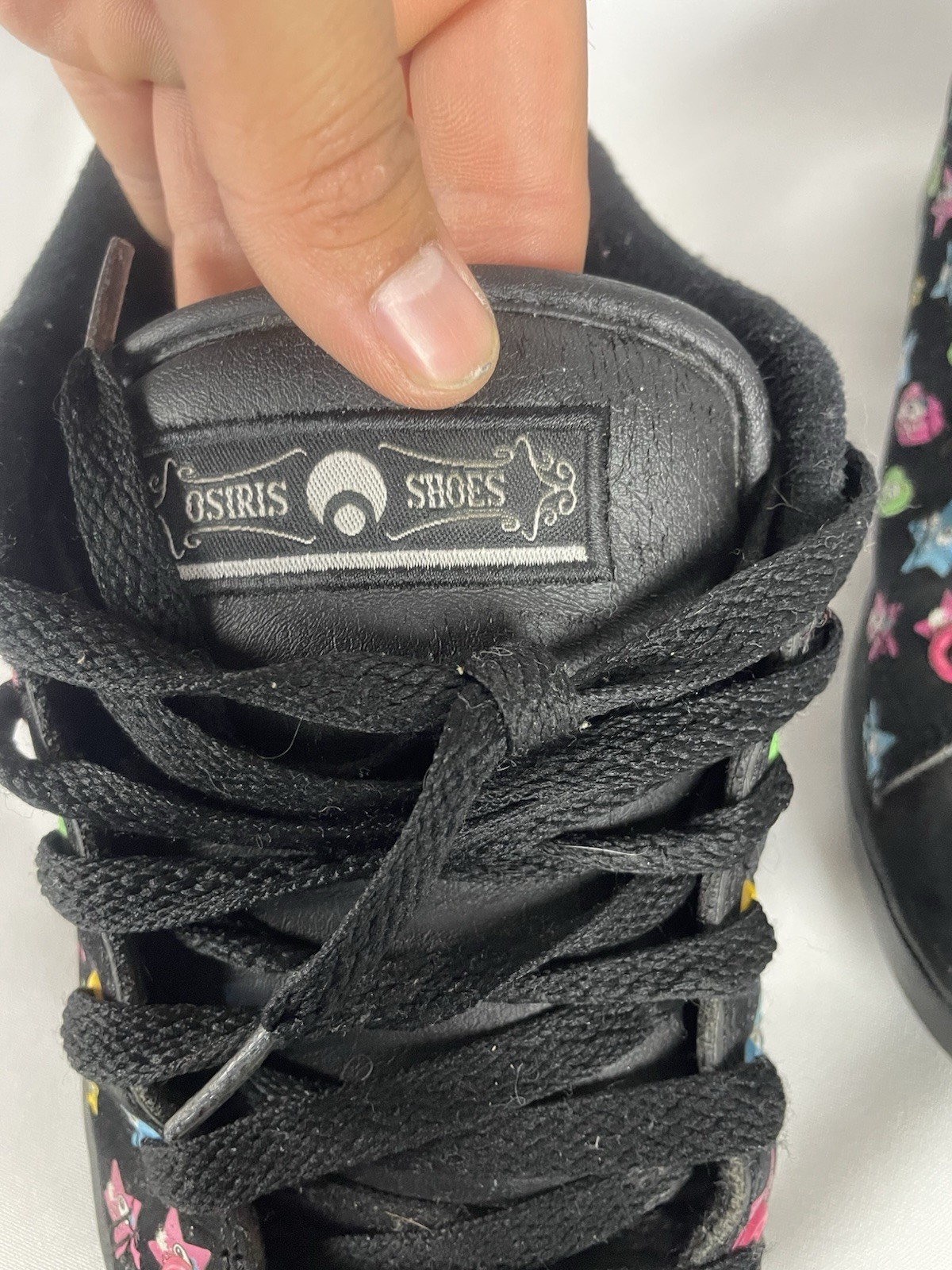 Women’s Sz 10 Osiris Troma 2 Girls Skater Sneaker Grunge Rare VTG Y2K Chunky Blk image 5