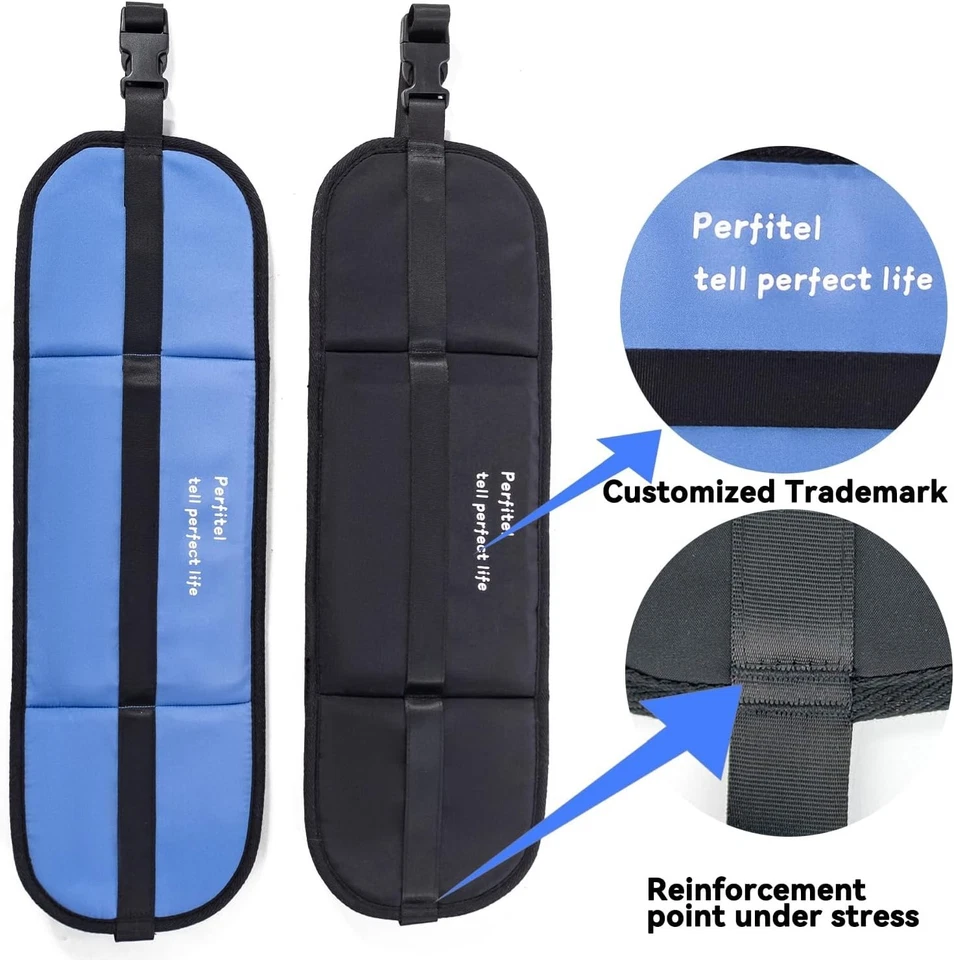 Foot Hammock for Travel Relax Adjustable Airplane mesh Footrest Hammock Portable - Image 3 of 4