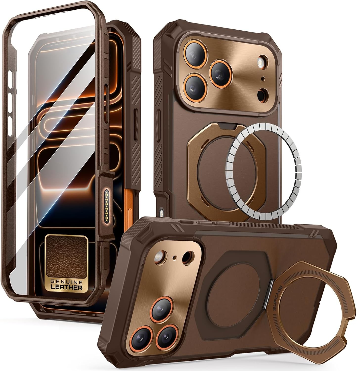 For iPhone 17 Pro Max SUPCASE Magnetic Case W/ Screen Protector Full Body Cover