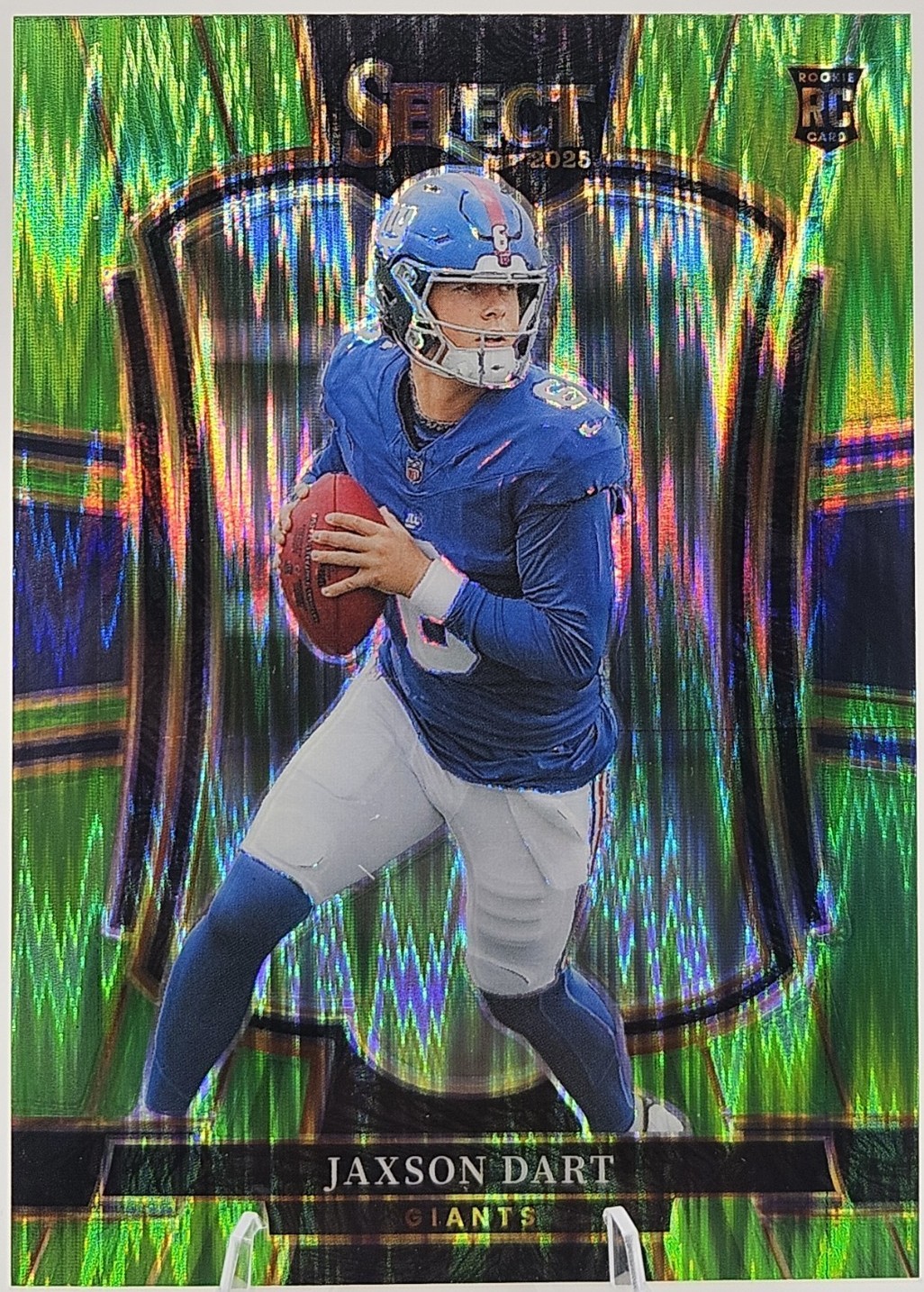 2025 Panini Select - Premier Level Jaxson Dart #193 Neon Green