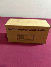 Emergency Crank Radio, 20000mAh Weather Radio Multi-Purpose Solar