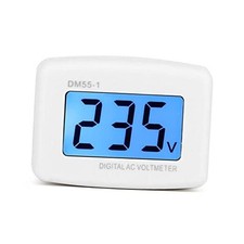 1Pcs Plugin LCD Digital AC 80300V Voltmeter DM551 110V/220V Household