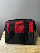 Snap On Soft Fabric Tool Bag Tote Red Black Folding