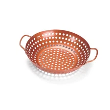 QN70 Round Grill Wok Copper Non-Stick