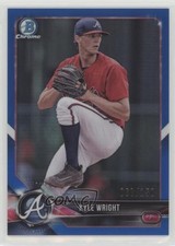 2018 Bowman Chrome Prospects Blue Refractor 60/150 Kyle Wright #BCP14 i5q