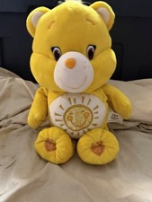 Care Bears Funshine Bear 14" Talks, sings and Moves Plush toy tested Works.