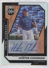 2021 Elite Extra Edition Prime Numbers A Signatures /210 Hunter Goodman Auto a3i
