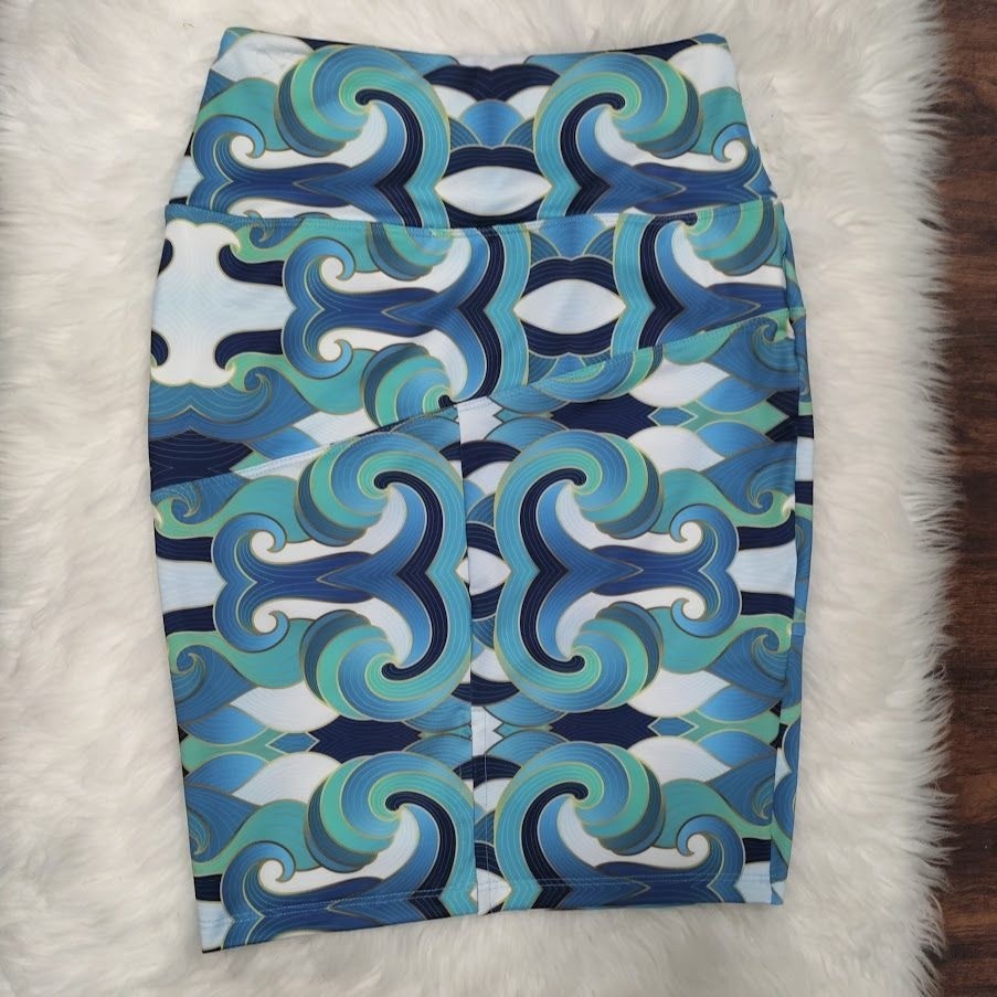 "The Skinny Skirt" Size Small pencil skirt Resortwear 3x Compression Bodycon image 8