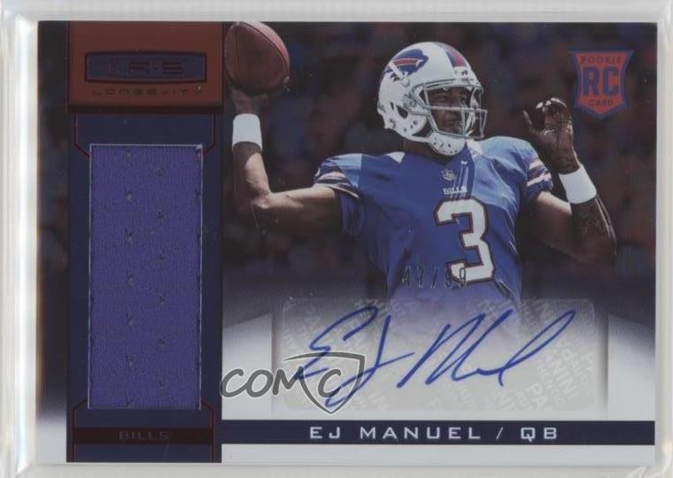 2013 Rookies & Stars Longevity Ruby Signatures 47/99 EJ Manuel #208 Auto RC 1u9