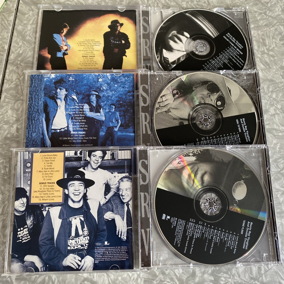 Stevie Ray Vaughan & Double Trouble The Collection 3-Disc CD