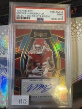 Mecole Hardman Jr - 2023 Select Tie Dye Auto SSP #/25  Kansas City Chiefs