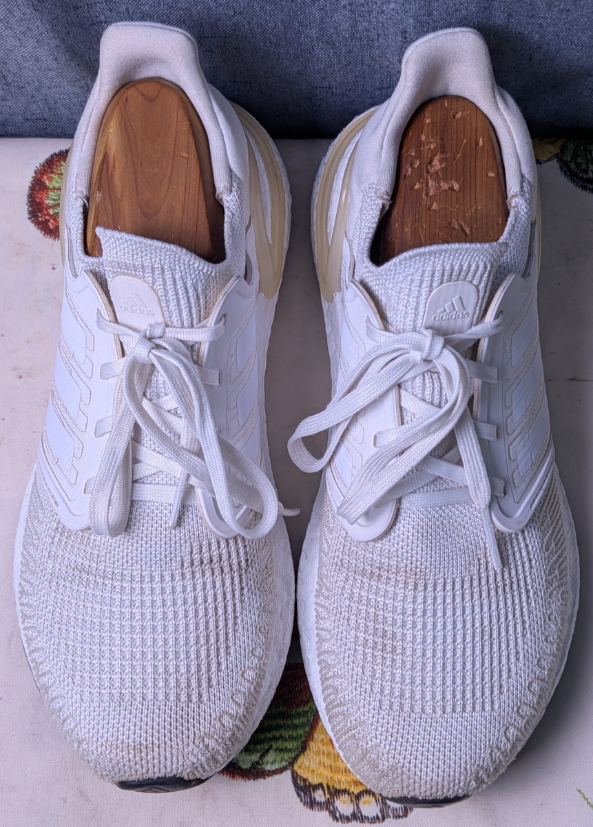 adidas UltraBoost 20 White Cloud White Running Shoes Sneakers