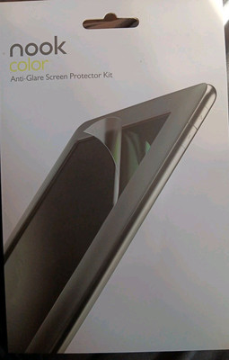 Nook Color AntiGlare Screw Protector Kit 2 Pack Barnes & Noble New Free Shipping