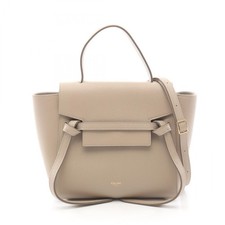 CELINE BELT NANO tracolla borsa a mano 189003 pelle beige usata donna