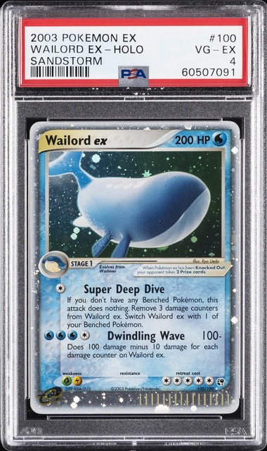 Wailord EX #100 (Sandstorm (2003))