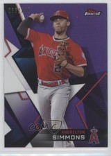 2018 Topps Finest Purple Refractor 36/250 Andrelton Simmons #48 y0i