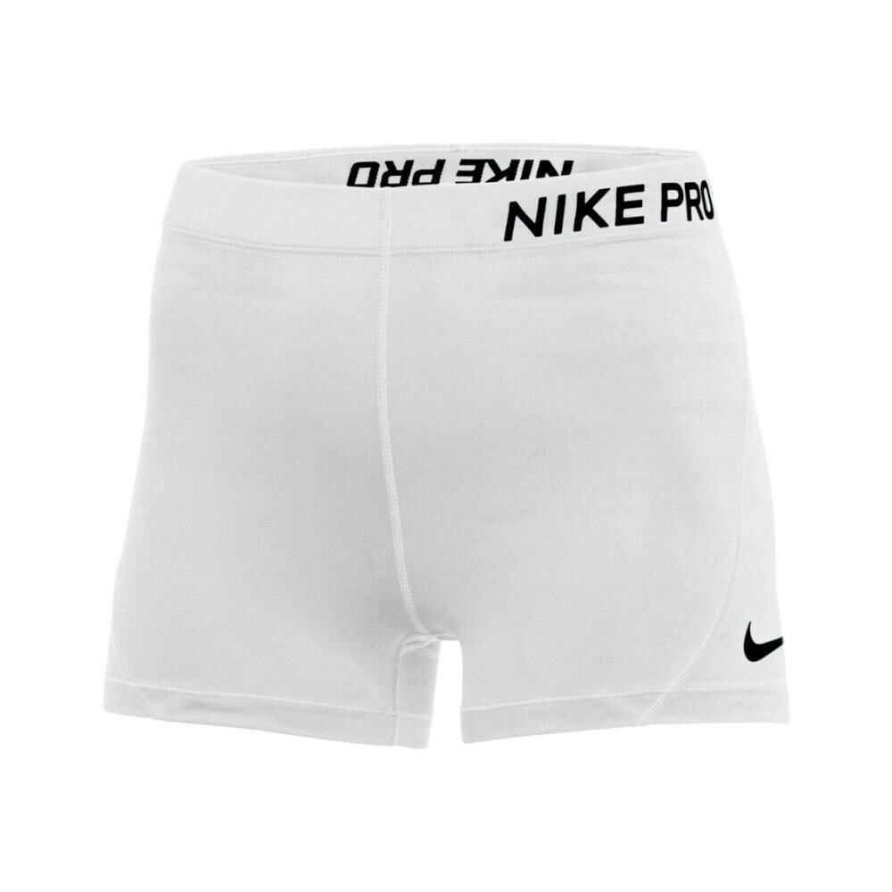 nike pro compression shorts white