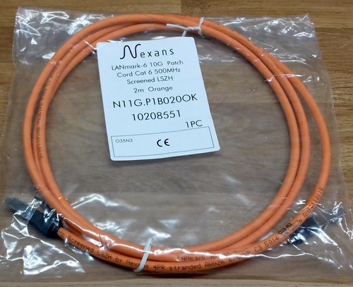 Cable Ethernet de 2 m Cat 6 Internet rápido RJ45 parche de red blindado de plomo Lanmark - Imagen 4 de 4