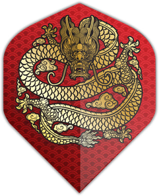 Dart Flights 10 Sets DartAusverkauf Dragon Themed 100 Mikron Stilwahl