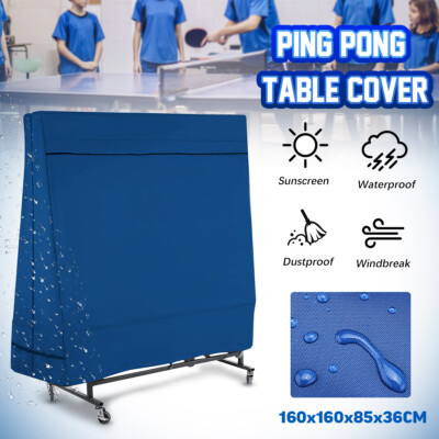 Heavy Duty Table Tennis Ping Pong Table Cover Waterproof Indoor Outdoor Protect