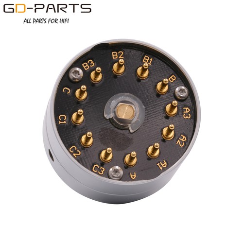 EIZZ 3 Poles 3 Positions Rotary Switch Hifi Audio Signal Selector 3 Input 1 Out - Picture 8 of 8