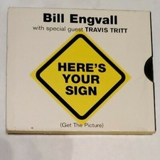 Here's Your Sign Get The Picture Thin Single Bill Engvall Travis Tritt CD Music
