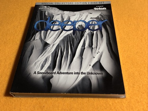 Deeper by Jeremy Jones (DVD, 2-Disc Set) Snowboard Adventure Into The Unknown - Picture 4 of 9
