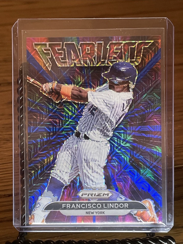 2022 Panini Prizm Fearless Francisco Lindor Insert /199 - Image 3 of 4