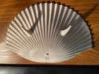 Vintage Lenox Ivory Pink Gold Scallop Shell Shaped Porcelain Footed Dish/Ashtray — photo 3