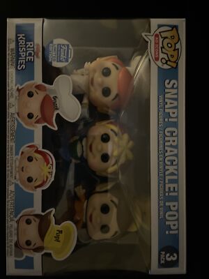 Funko Pop Ad Icons 3 Pack Rice Krispies Snap! Crackle! Pop! Funko Shop Exclusive