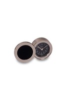 Rapport Caravelle Polished Case Alarm Clock In Black Rapport Caravelle Polished Case Alarm Clock In Black