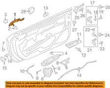 FORD OEM 10-23 MKT,Mustang Door Lock Hardware-Handle, Outside JR3Z6322405AAPTM