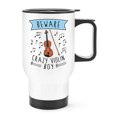 Gourde Isotherme Drôle Pour Violoniste | 500ml Double Paroi - Design Musical Humour