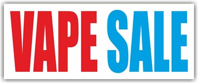 VAPE SALE Advertising Banner Vinyl Mesh Sign Smoke Shop oil tobacco  cigarettes