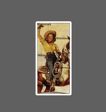 Cowgirl Sticker Western Retro Waterproof