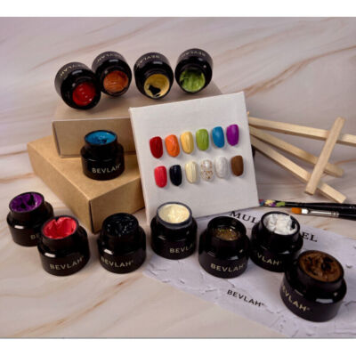 BEVLAH MULGAM Season1 GEL 12 Color Gel Nail Pot Öllackierung Nagel K-Beauty
