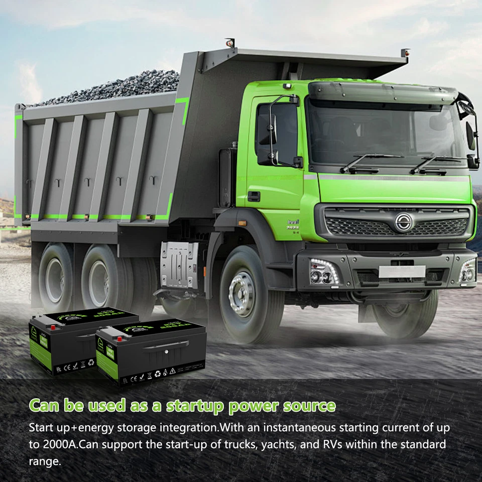 24V 206Ah LiFePO4 Lithium Battery 5.27KWh Solar & RV Truck Backup/Startup Power - Image 4 of 4